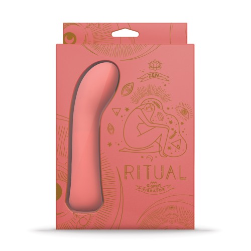 Vibrador G-Punto RITUAL Zen - Placer Recargable